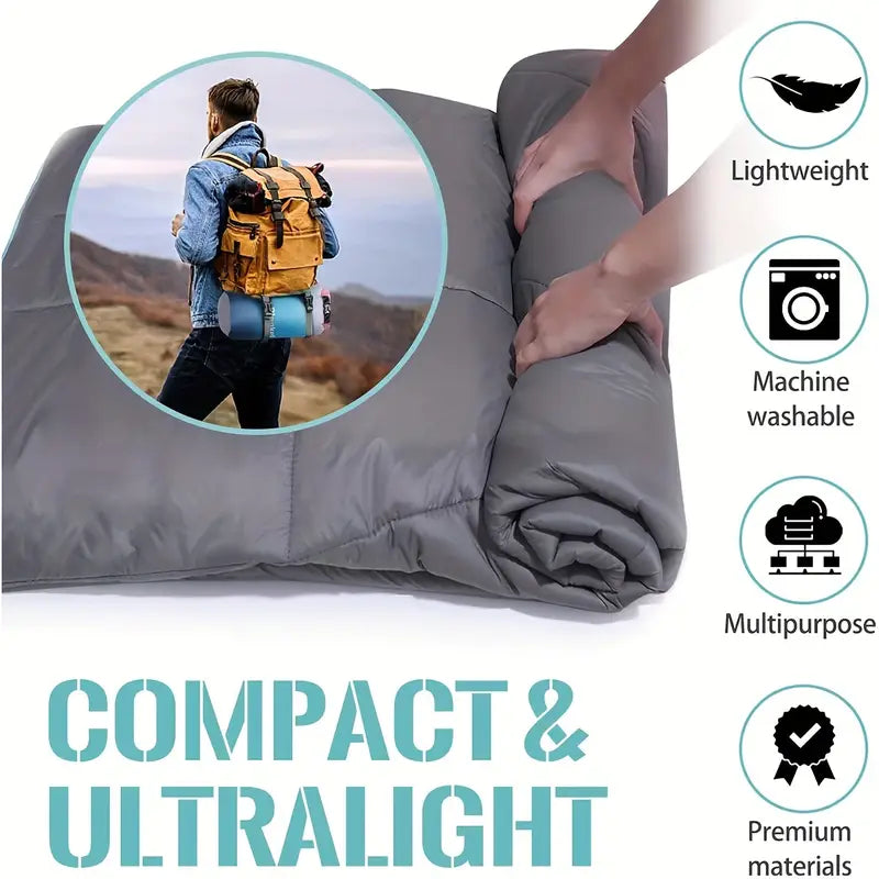 GeerTop All-Season Waffle Camping Blanket