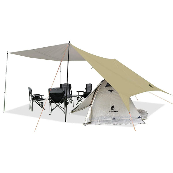 GEERTOP Swallowtail Forked Tail Tarp Waterproof UV Resistant Durable - GeerTop Outdoor