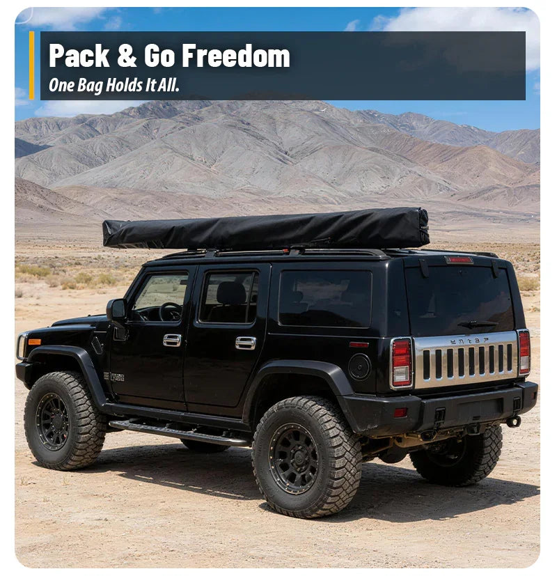 VORTEX | GeerTop 270 Degree Car Awning Full Light Shelter With LED