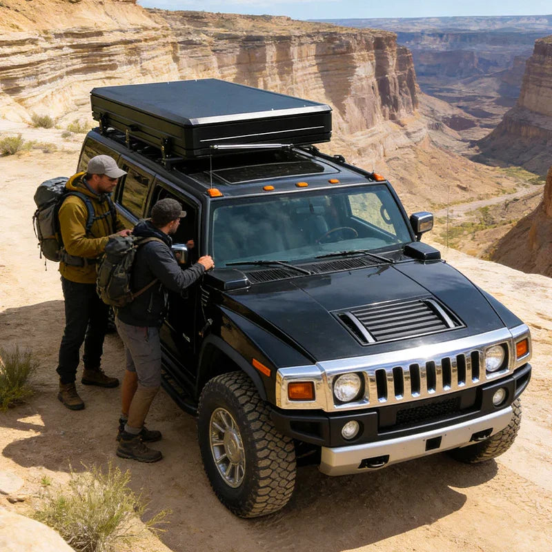 GeerTop Fold Aluminum Hard Shell Car Rooftop Tent