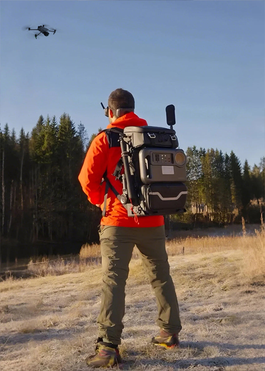 Modular Outdoor Backpack with Power and Magic Arm