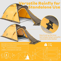 GEERTOP New Navigator 4 Season Mountaineering Tent