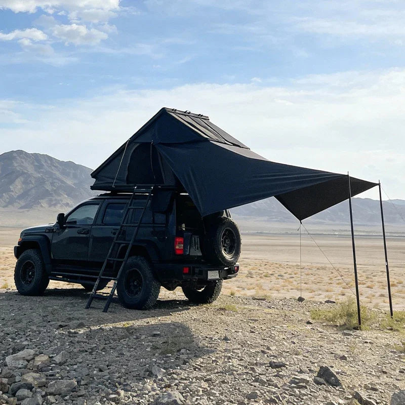 GeerTop 3-4 Person Aluminium Triangle Hard Shell Rooftop Tent