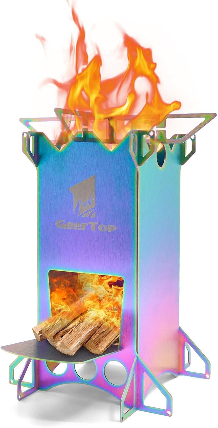 🎁 GEERTOP Stainless Rocket Stove (Discount)
