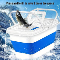 GeerTop 13L/3.43gal Collapsible Fishing Bucket - GeerTop Outdoor