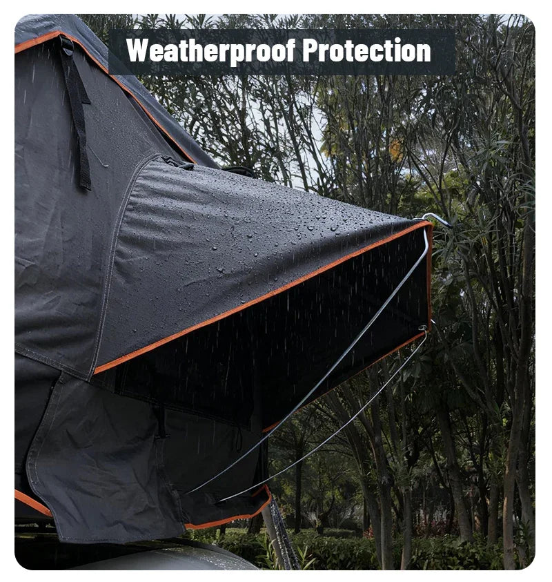 amdro boot tent GeerTop 3-4 Person Side Opening ABS Hard Shell RoofTop Tent