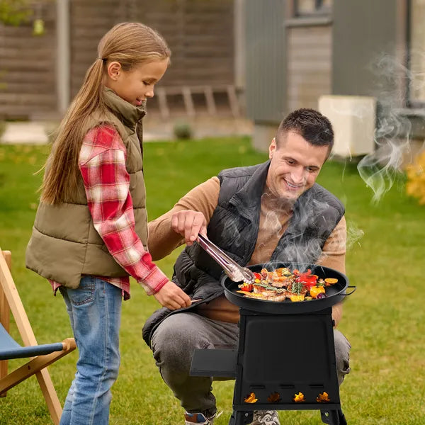 Portable Wood Burning Camping Stove 14.2 x 14.2 x 18.3 in