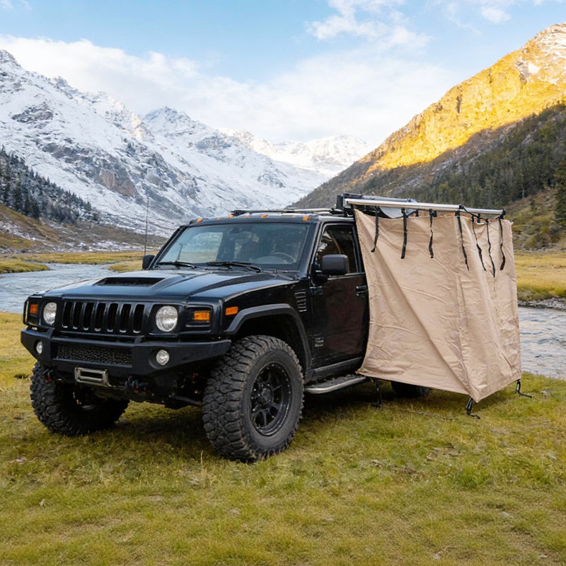 Geertop Car Side Tent - Pop Up Outdoor Shower & Toilet Enclosure