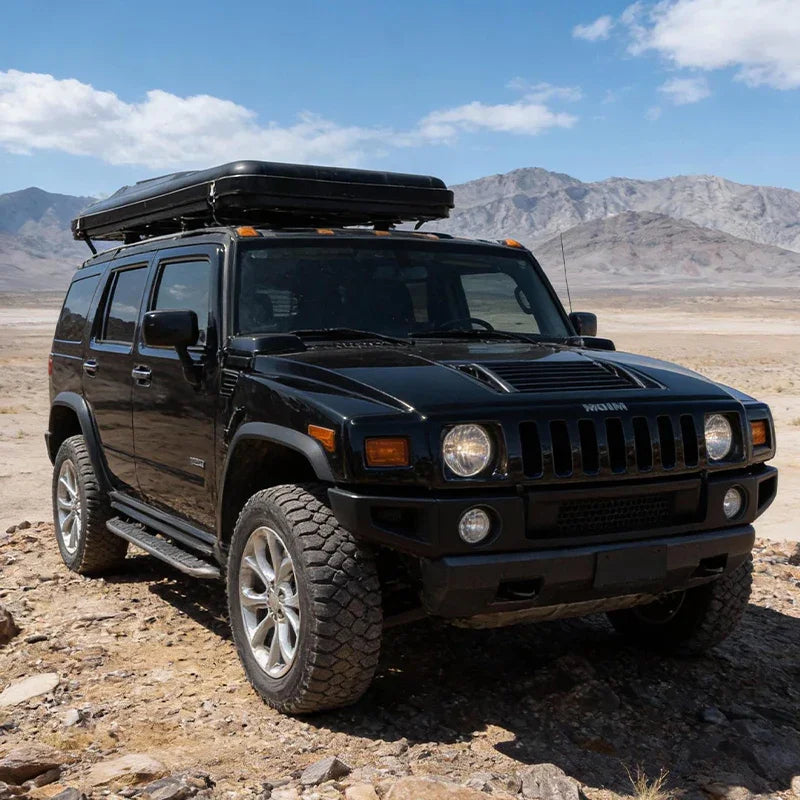 Geertop Straight Hard Cover Pop up Camping SUV Truck Rooftop Tents
