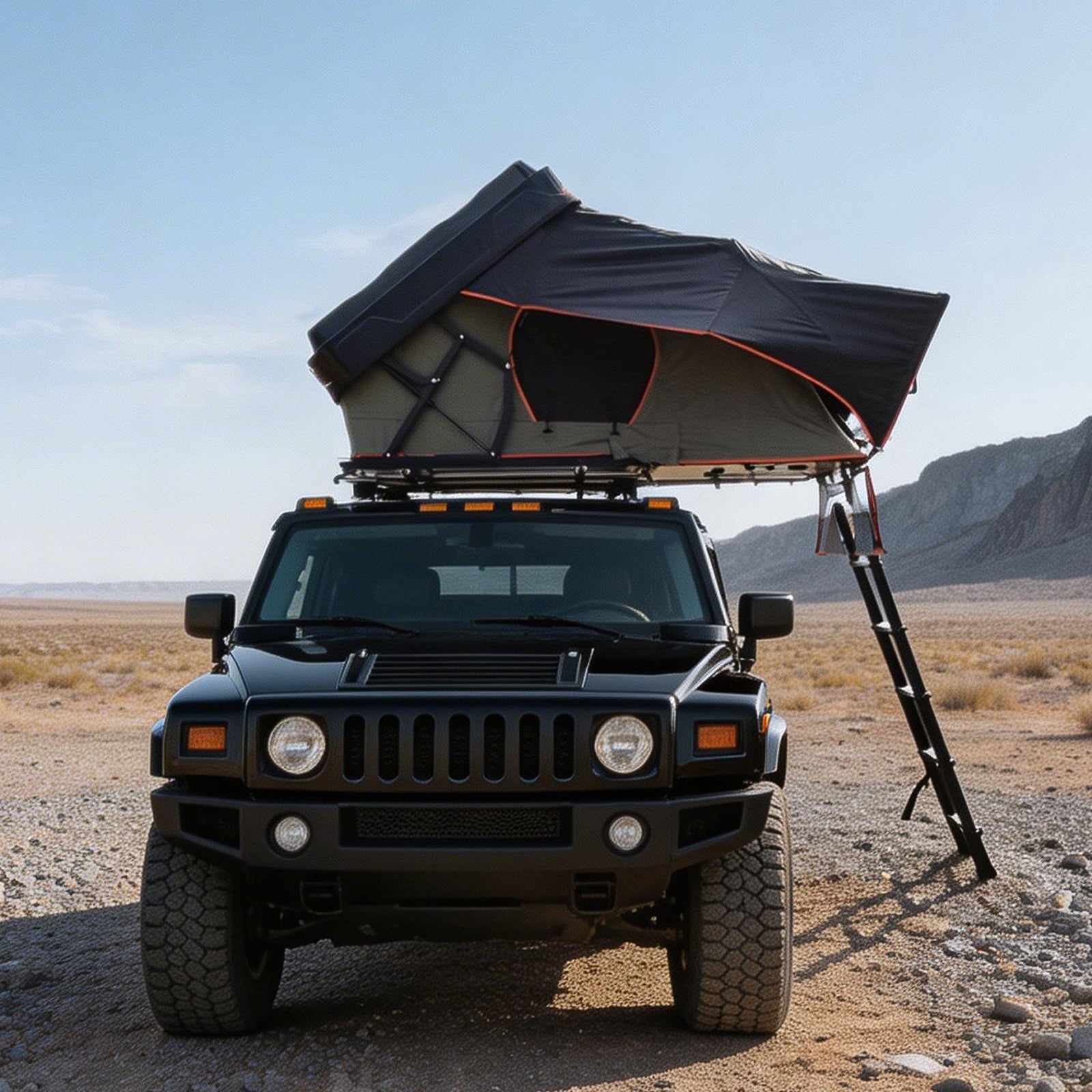 3-4 Person Instant X-Frame Fold ABS RoofTop Tent