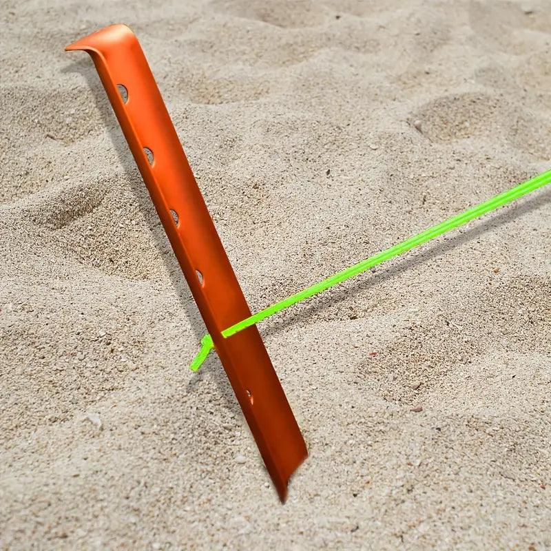 tent spikes for sand GEERTOP 6pc Aluminum Tent Stakes