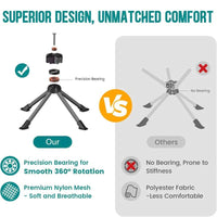GeerTop Rotating Camp Chair - 300lb Capacity - GeerTop Outdoor