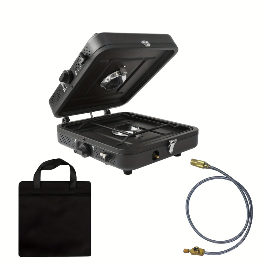 Foldaway Double Burner Effortless Gas Stove