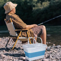 GeerTop 13L/3.43gal Collapsible Fishing Bucket - GeerTop Outdoor