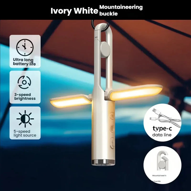 Folding LED Rechargeable Outdoor Camping Light