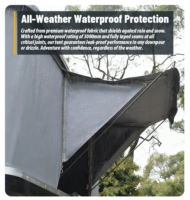 fiberglass tent Geertop 1-2 Person SUV Fiberglass Hard Shell Rooftop Tent