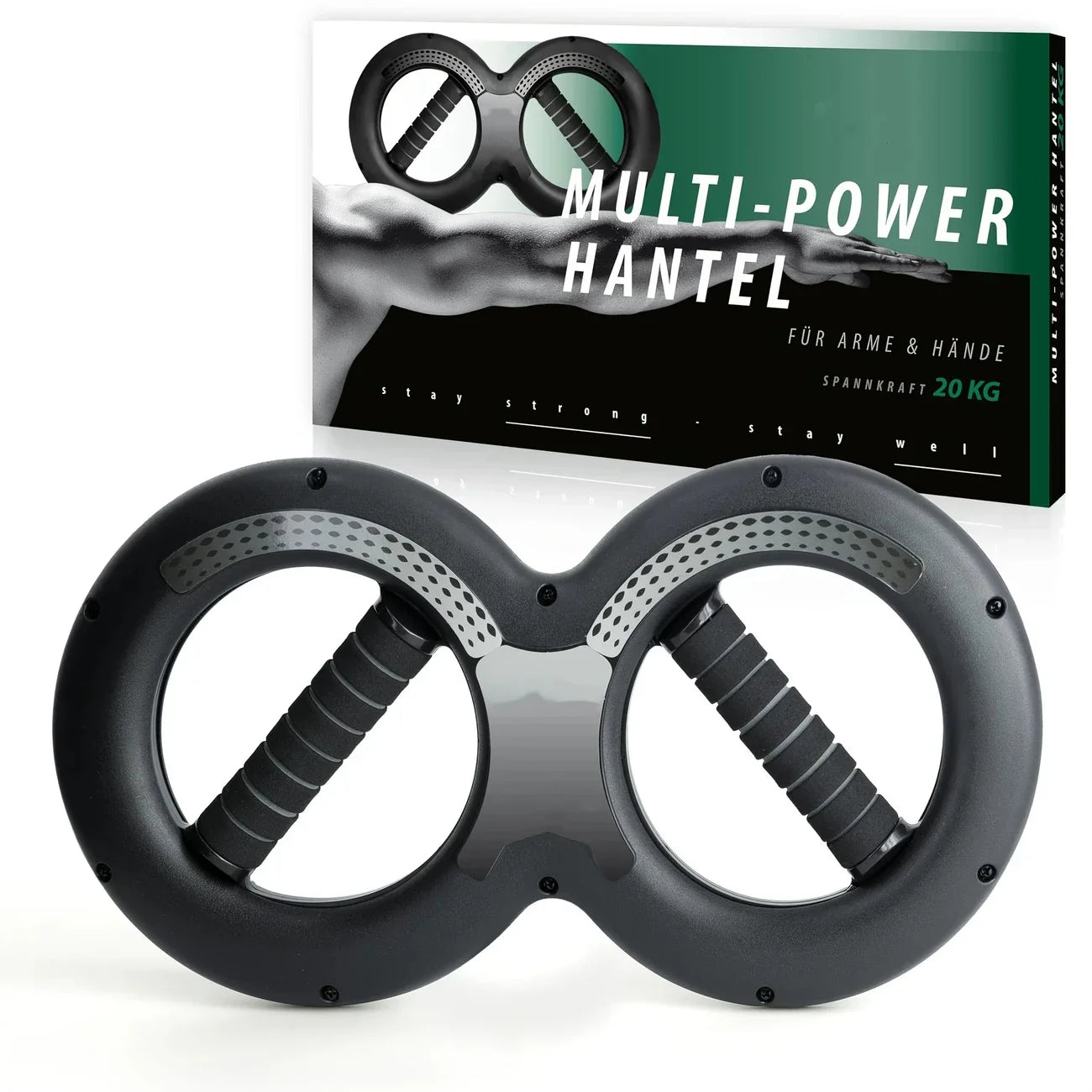 Power Twister Infinity Loop Grip Strengthener - 66.14LB - GeerTop Outdoor