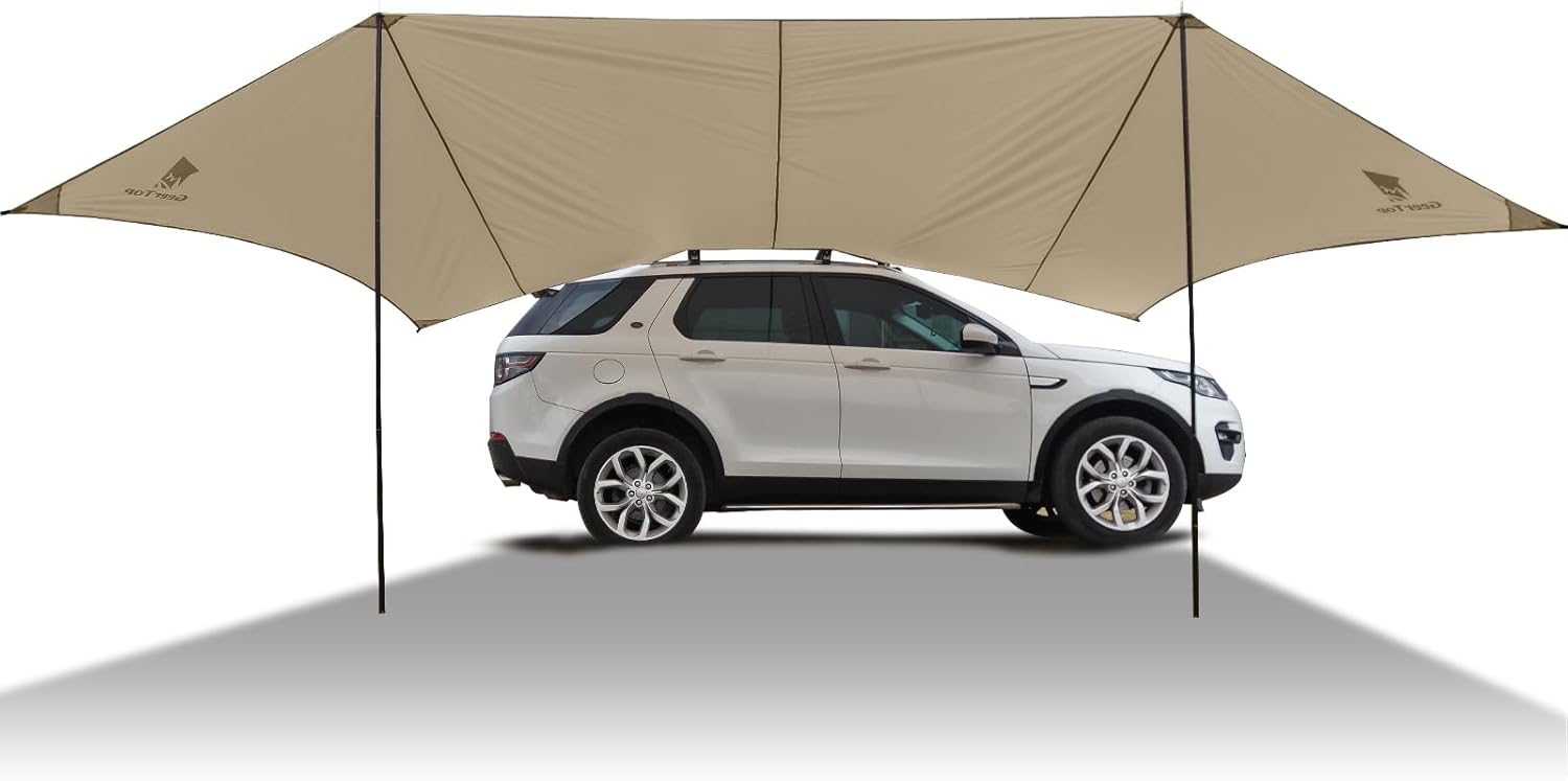 GEERTOP Large Car Side Awning Tarp
