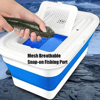 GeerTop 13L/3.43gal Collapsible Fishing Bucket - GeerTop Outdoor