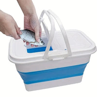 GeerTop 13L/3.43gal Collapsible Fishing Bucket - GeerTop Outdoor