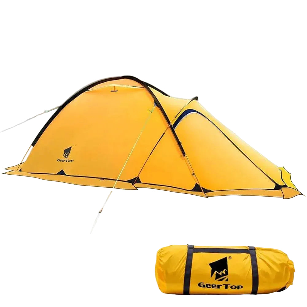 Yellow / US Navigator 2 Person 4 Season Mountaineering Tent
