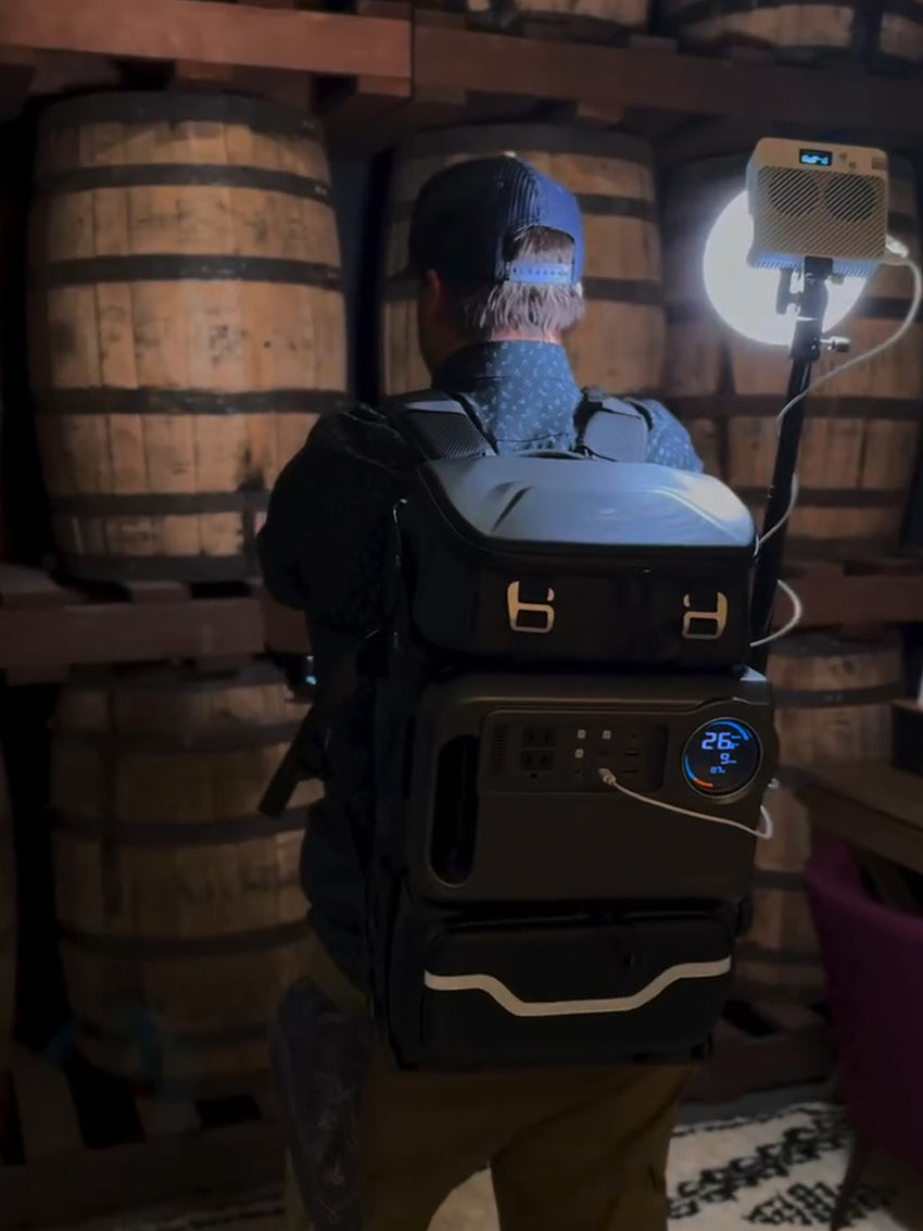 Modular Outdoor Backpack with Power and Magic Arm