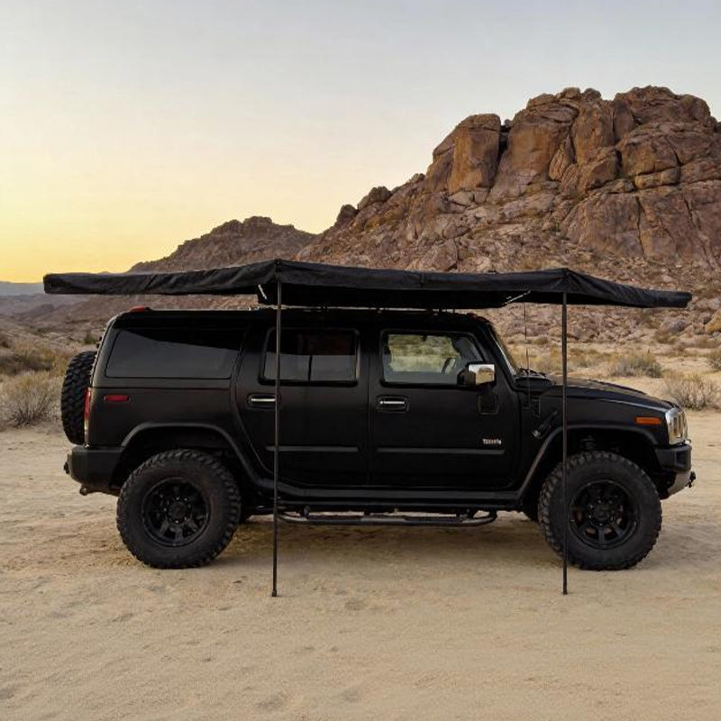 EVOKE | GeerTop 180 Degree Freestanding Car Side Shelter with LED Lights Car Awning