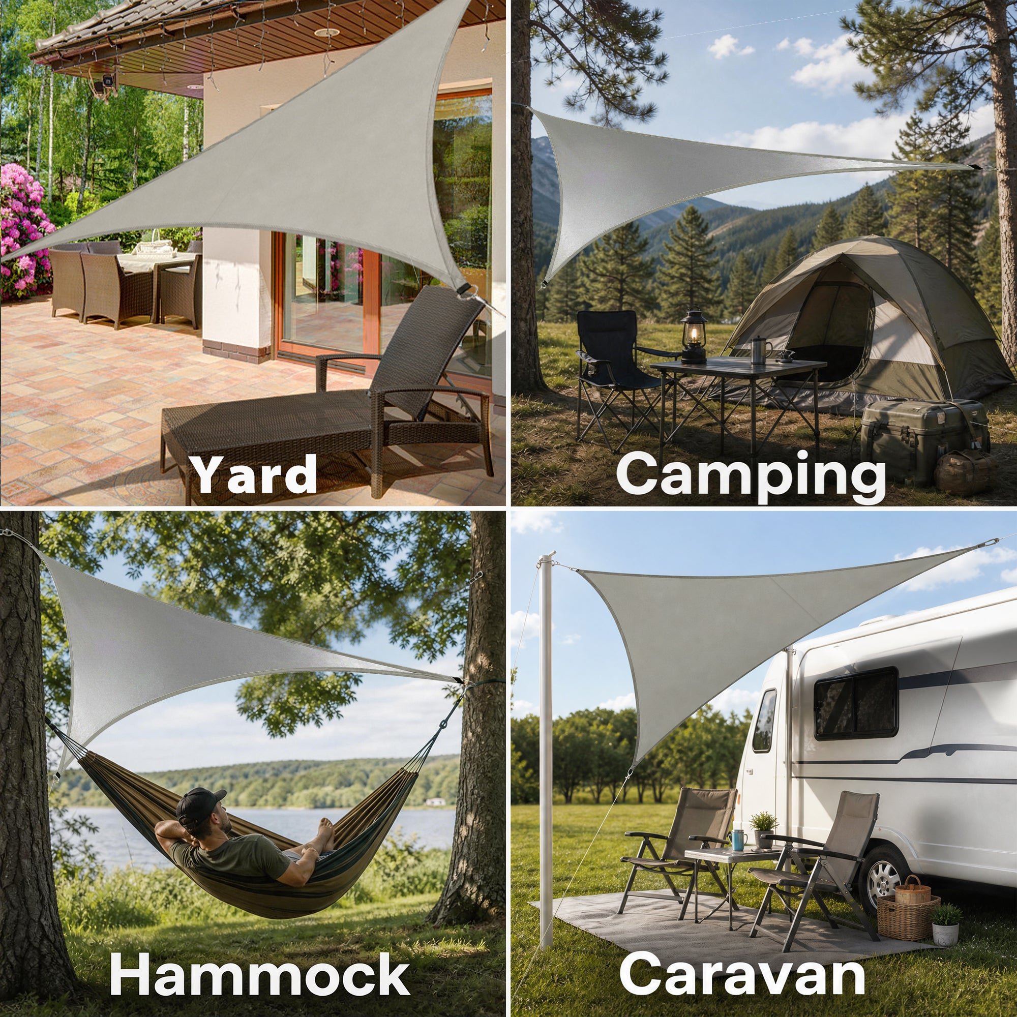 Geertop Triangle Sun Shade Tarp