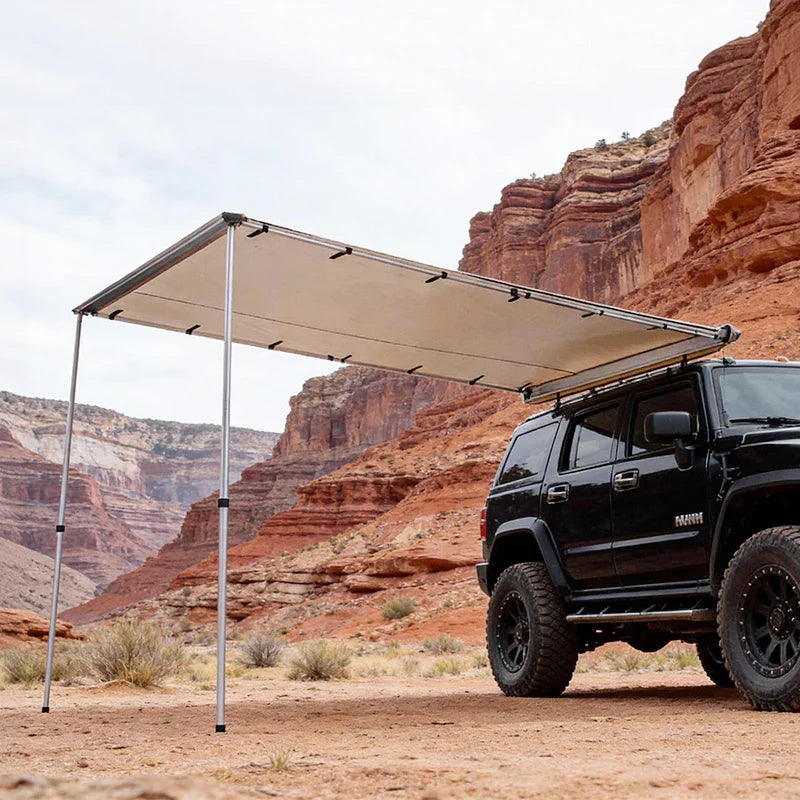 GeerTop 4×4 Aluminum Universal Retractable Car Side Awning For Camping 2*2M