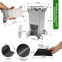 GEERTOP Wood Burning Camping Rocket Stove