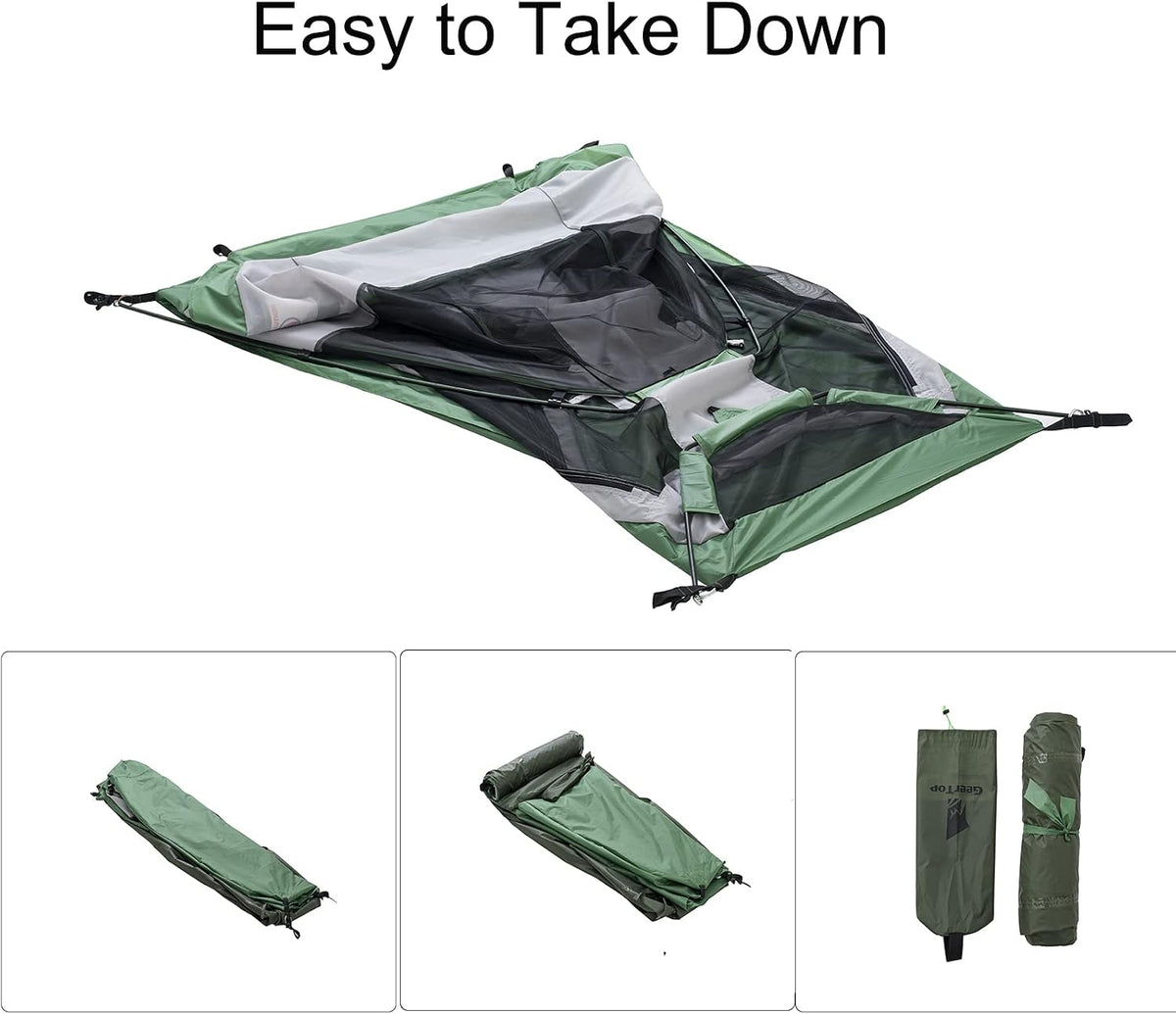 Geertop Blazer Army Green 1 Person 3 Season Bivy Tent