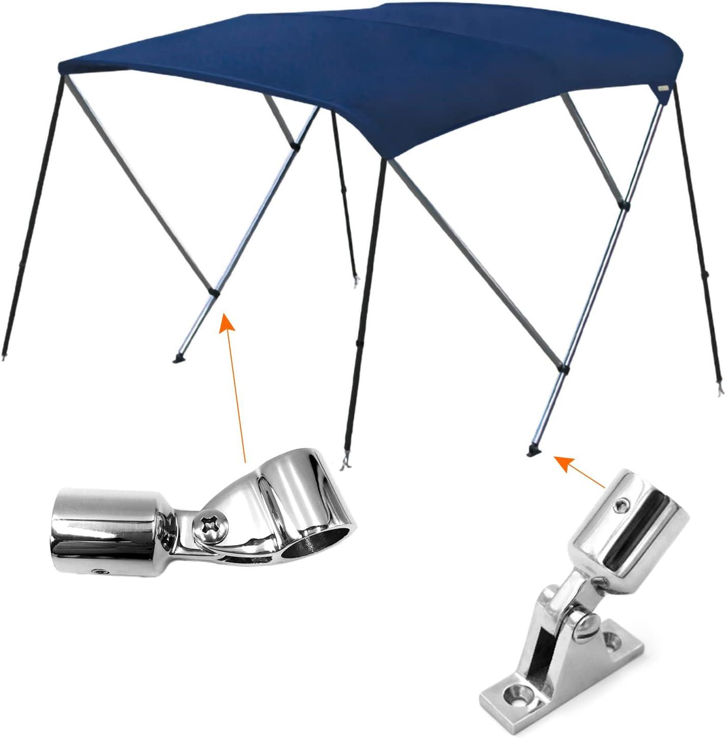 2PC Bimini Top Cap Eye End Fitting for 7/8" Boat Tubing - GeerTop Outdoor