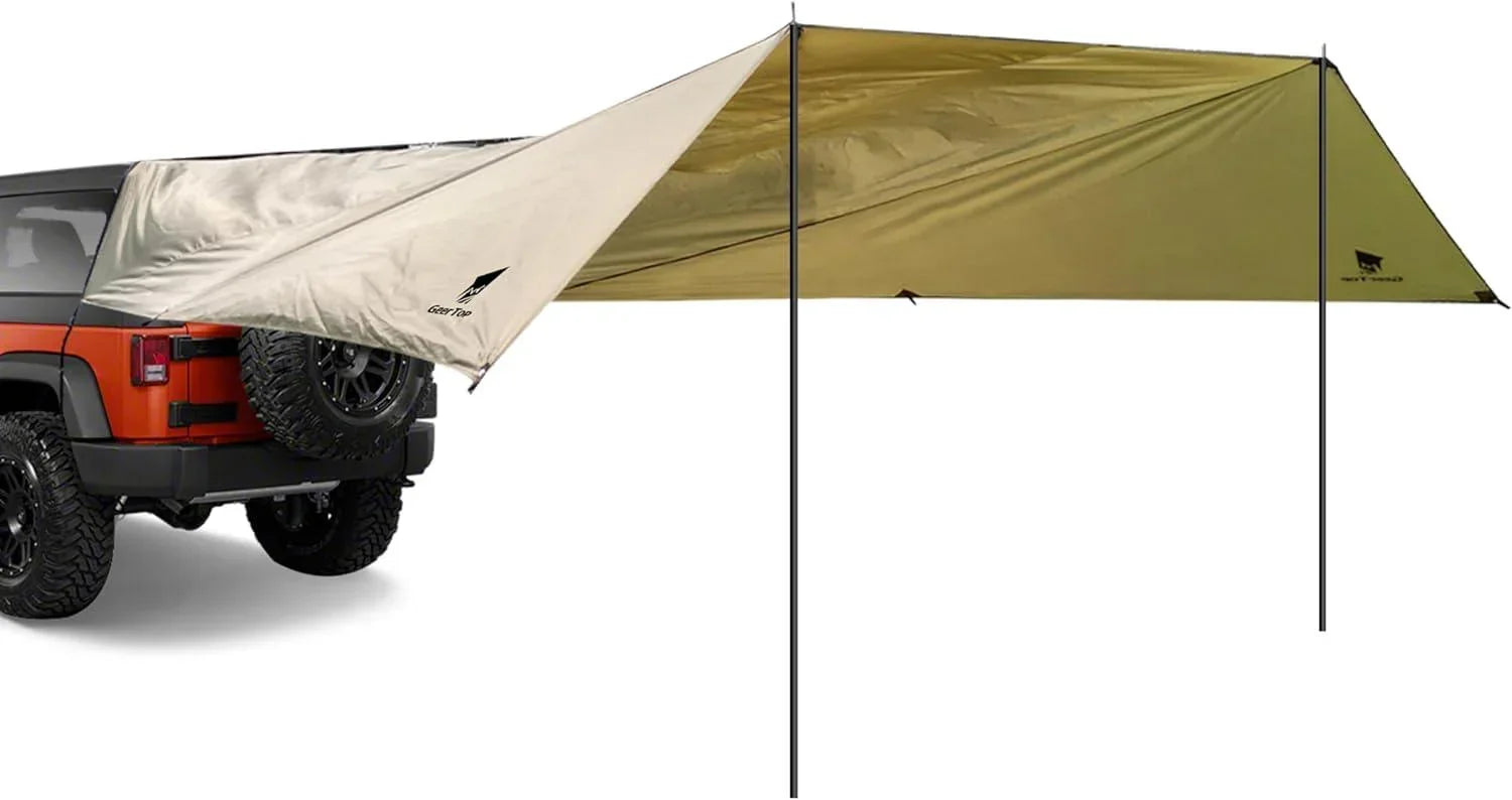 GEERTOP Plus Size Shelter Car Awning Camping Tarp - Camouflage - GeerTop Outdoor