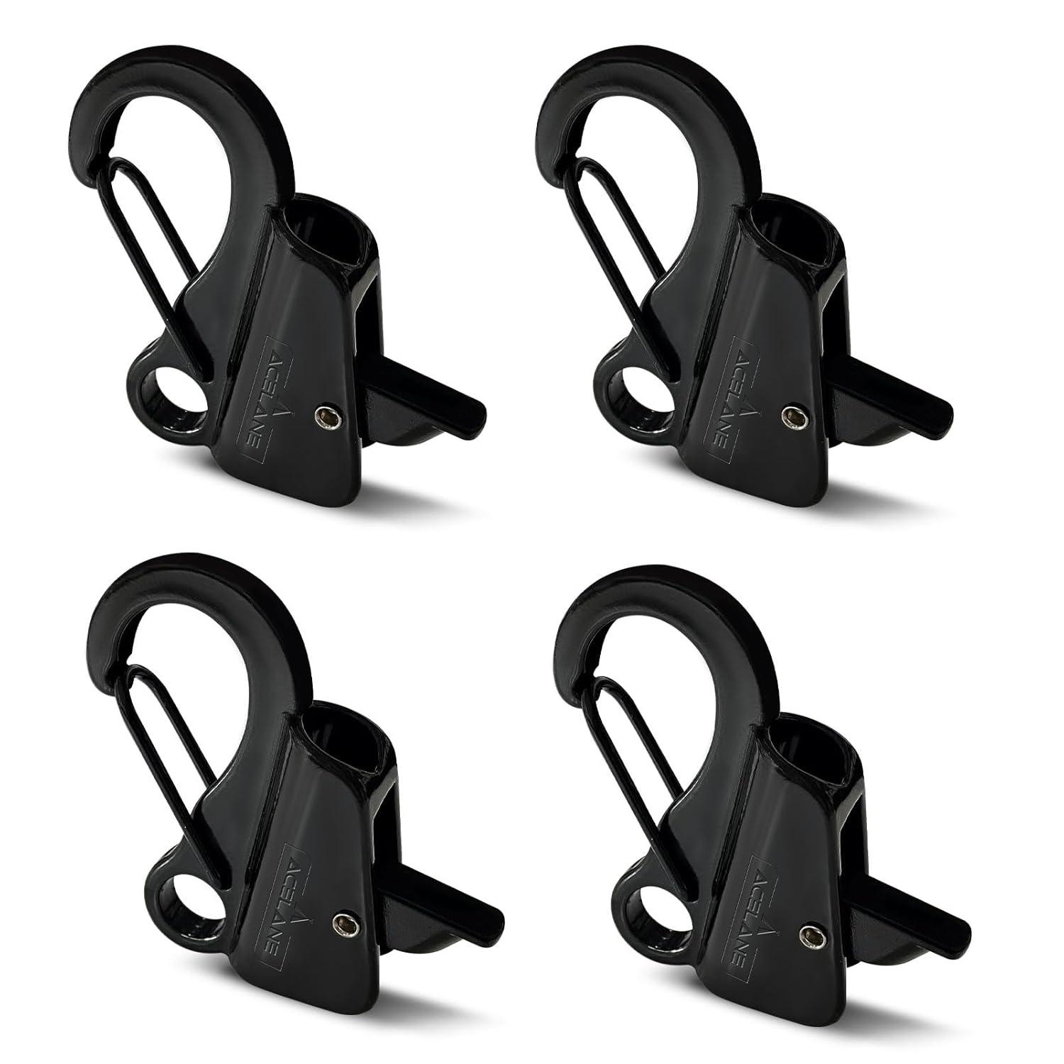 4 Pack Stainless Steel Boat Fender Clips Quick Release - GeerTop Outdoor