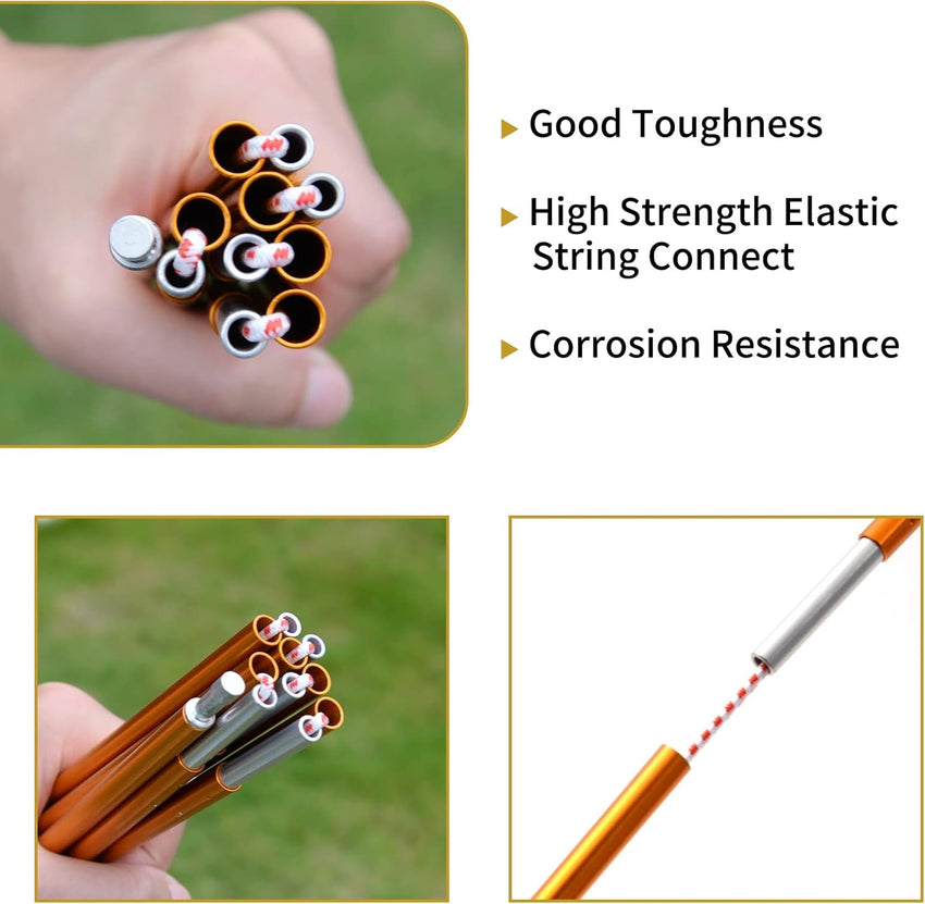 GEERTOP Portable Aluminum Replacement Tent Poles - GeerTop Outdoor
