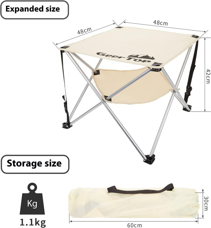 GeeTop Portable Camping Table