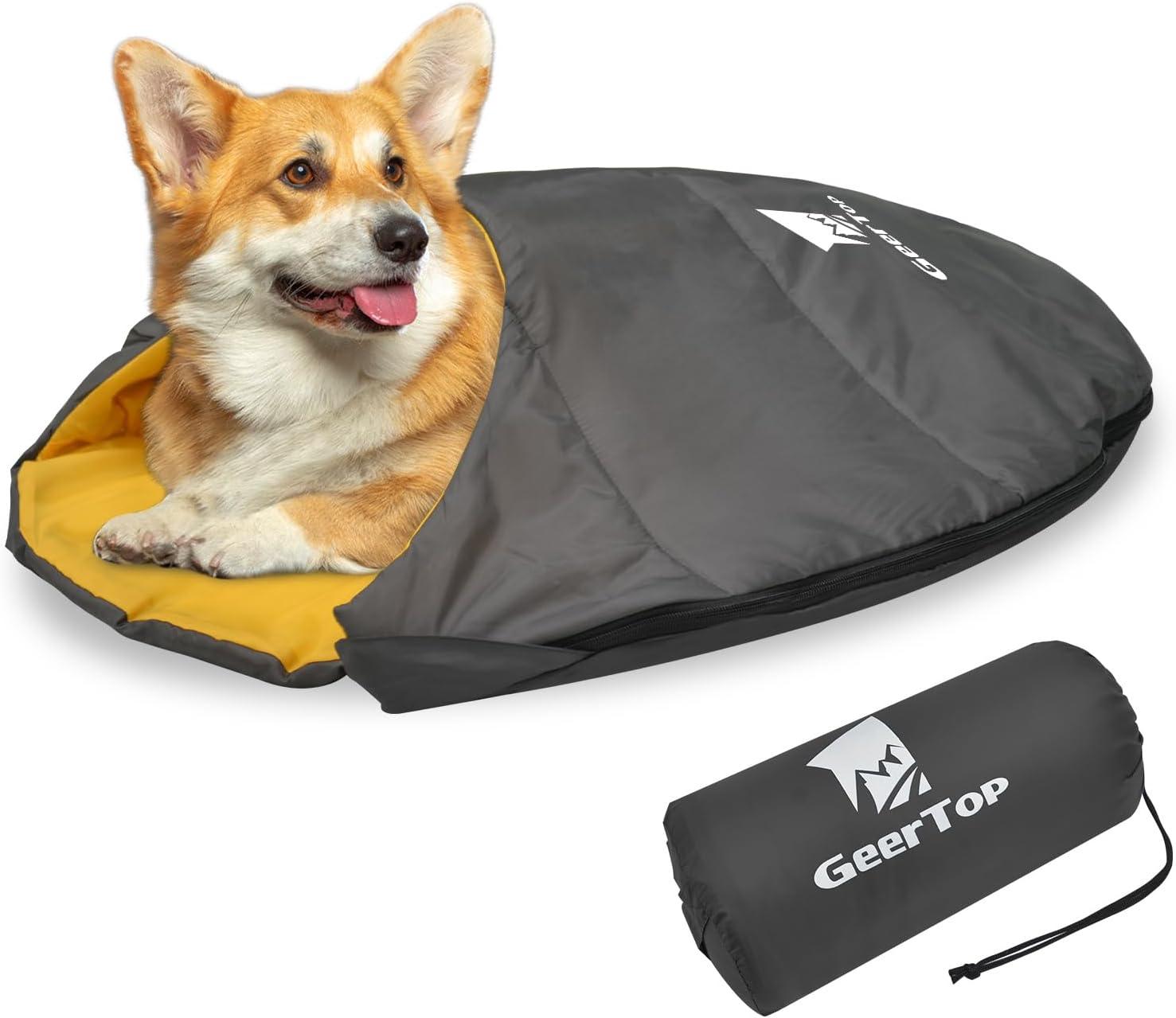 GEERTOP Portable Dog Sleeping Bag Washable Pet Bed - GeerTop Outdoor