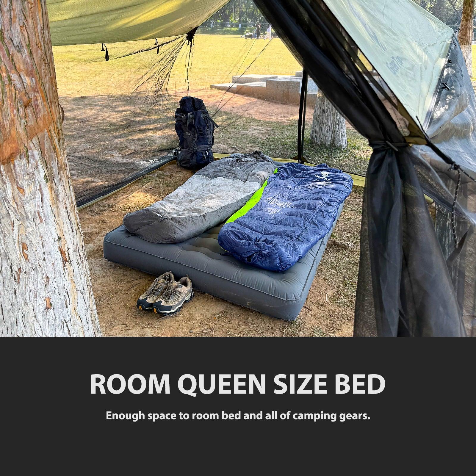 GEERTOP Lightweight Multipurpose Camping Tarp with Bug Net - GeerTop Outdoor