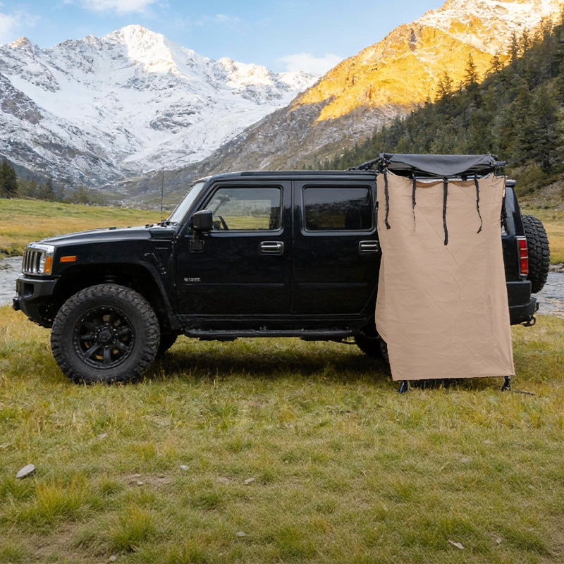 Geertop Car Side Tent - Pop Up Outdoor Shower & Toilet Enclosure