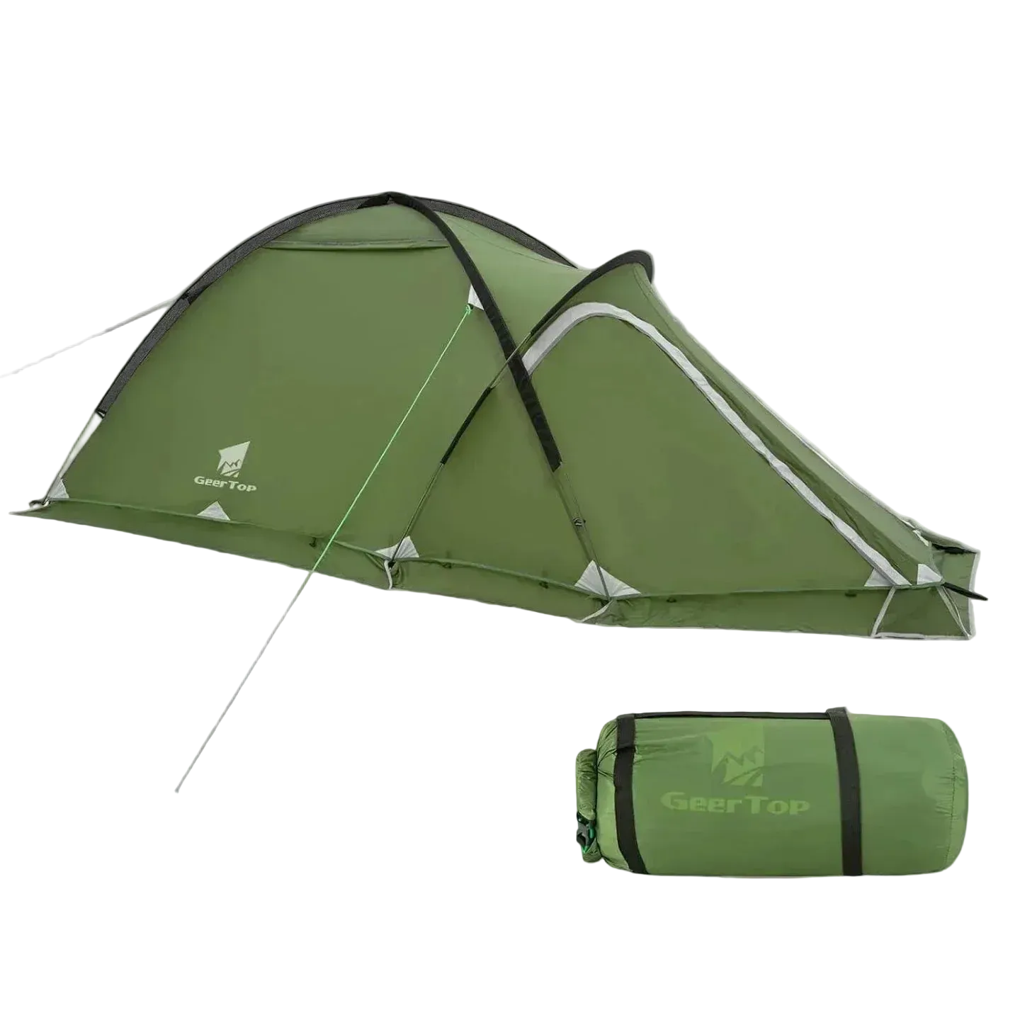 GEERTOP Navigator 2 Person 4-Season Mountaineering Tent Green / ES