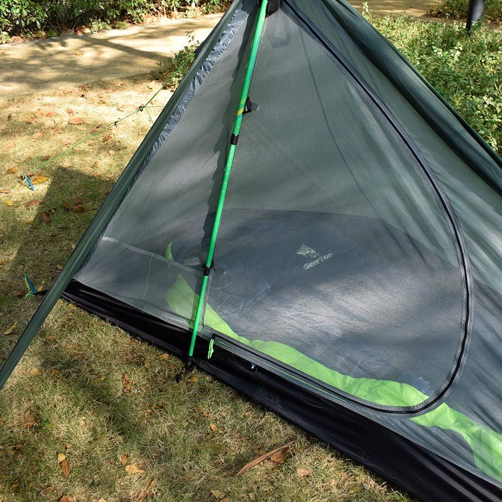 ultra light tent poles GeerTop PyramidII 1 Person 3 Season Ultralight Tent