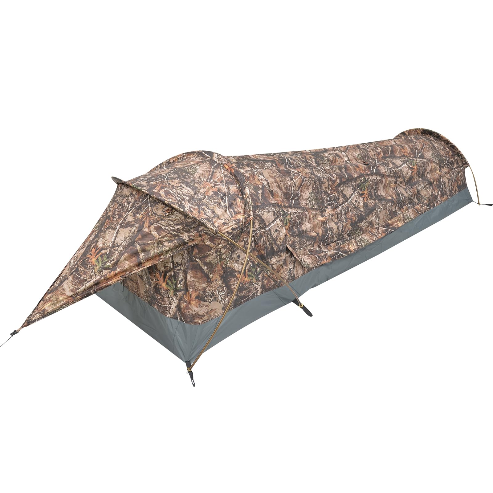 GEERTOP Ultralight Single Person Bivy Tent for Camp Waterproof 1 Man Tent for Camping Hiking Backpacking Hunting Outdoor Survival Gear - Easy Set Up