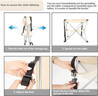 GeeTop Portable Camping Table
