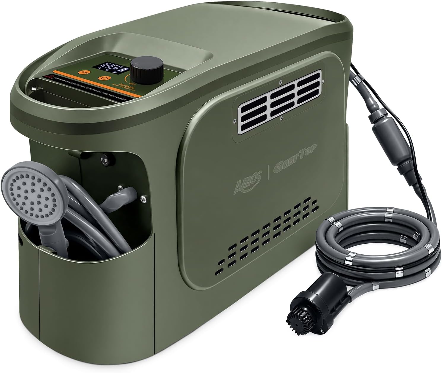 GEERTOP Propane Portable Water Heater for Camping Shower Green