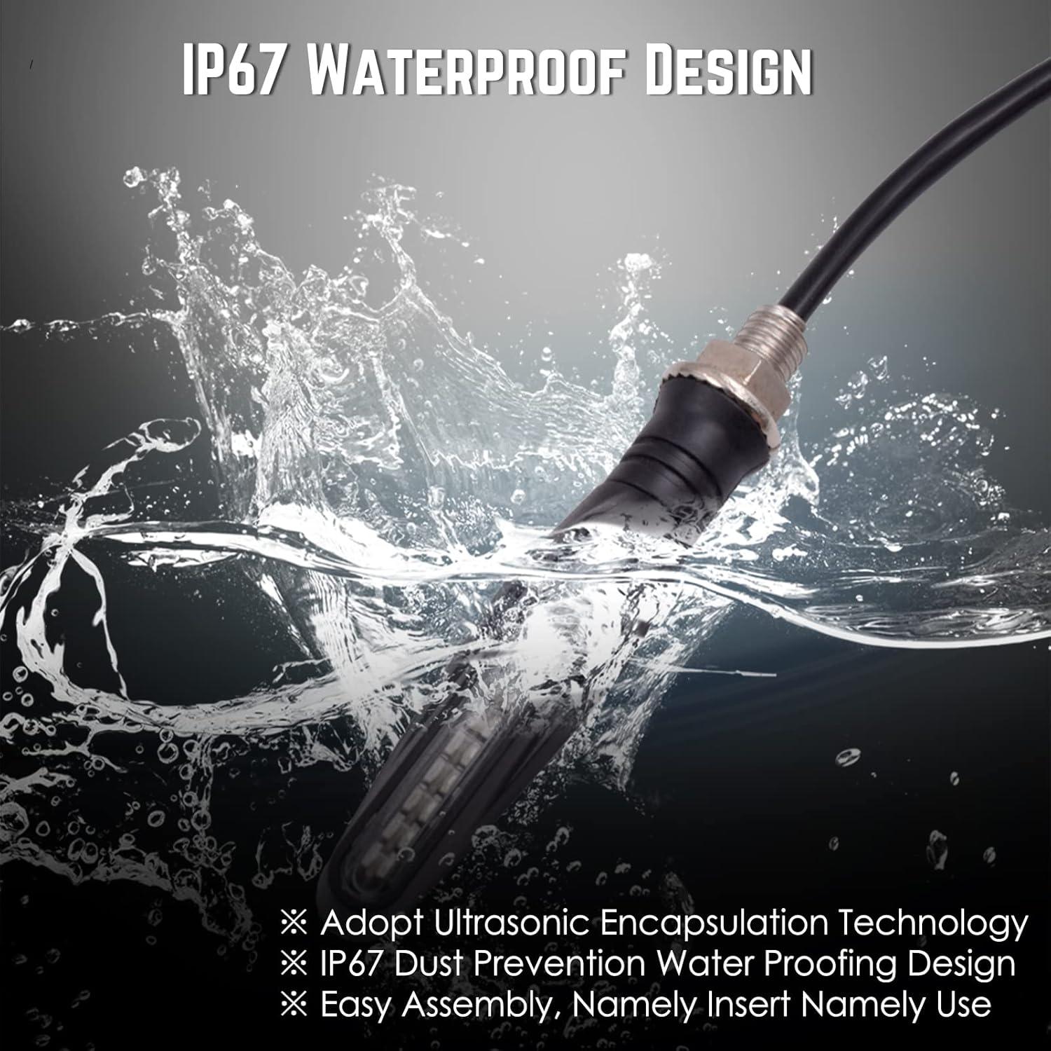 Motorcycle LED Turn Signals Flowing Brake Running Lights 12V - GeerTop Outdoor