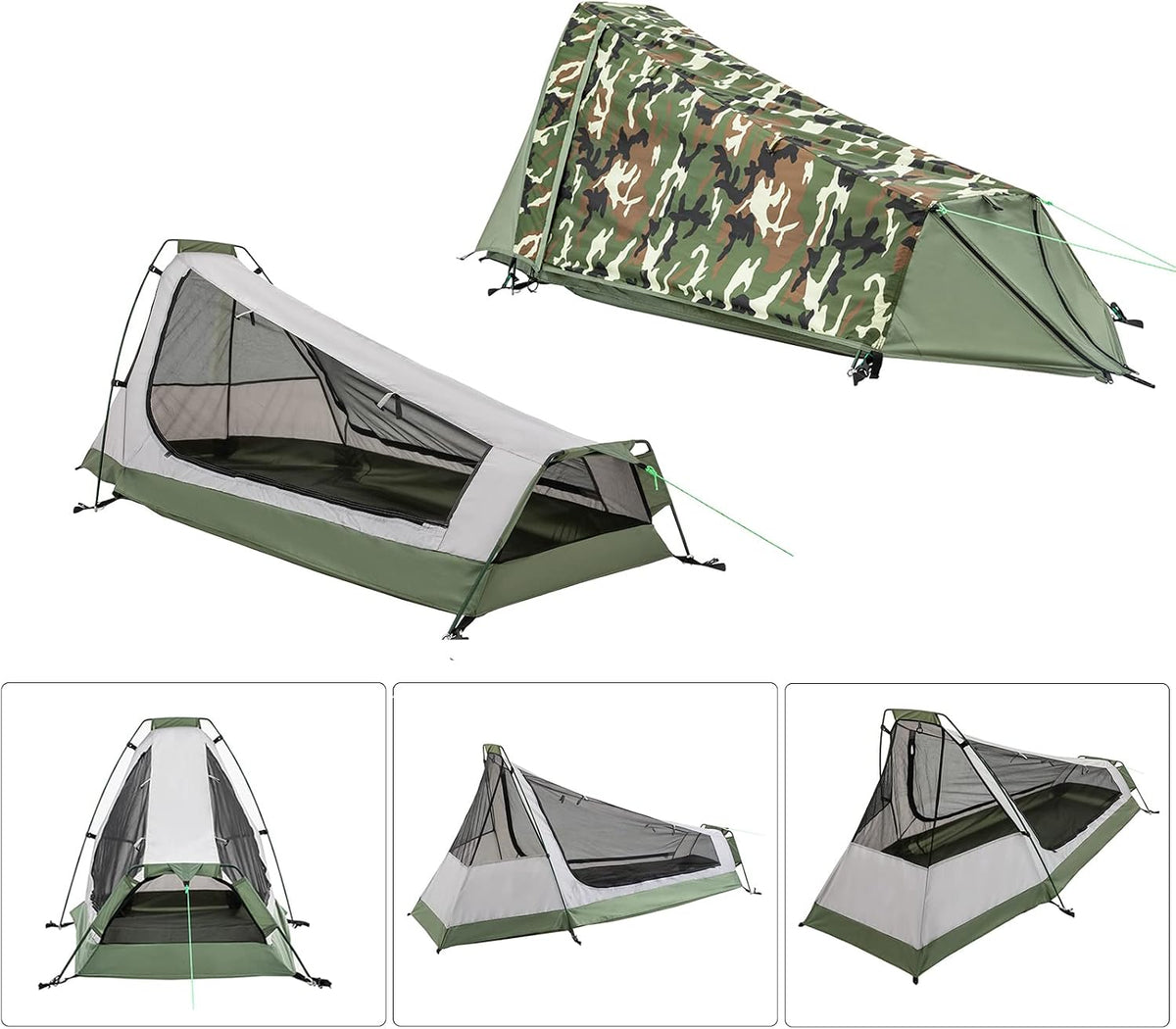 Geertop Blazer 1 Person 3 Season Bivy Tent for Bikepacking and Backpacking