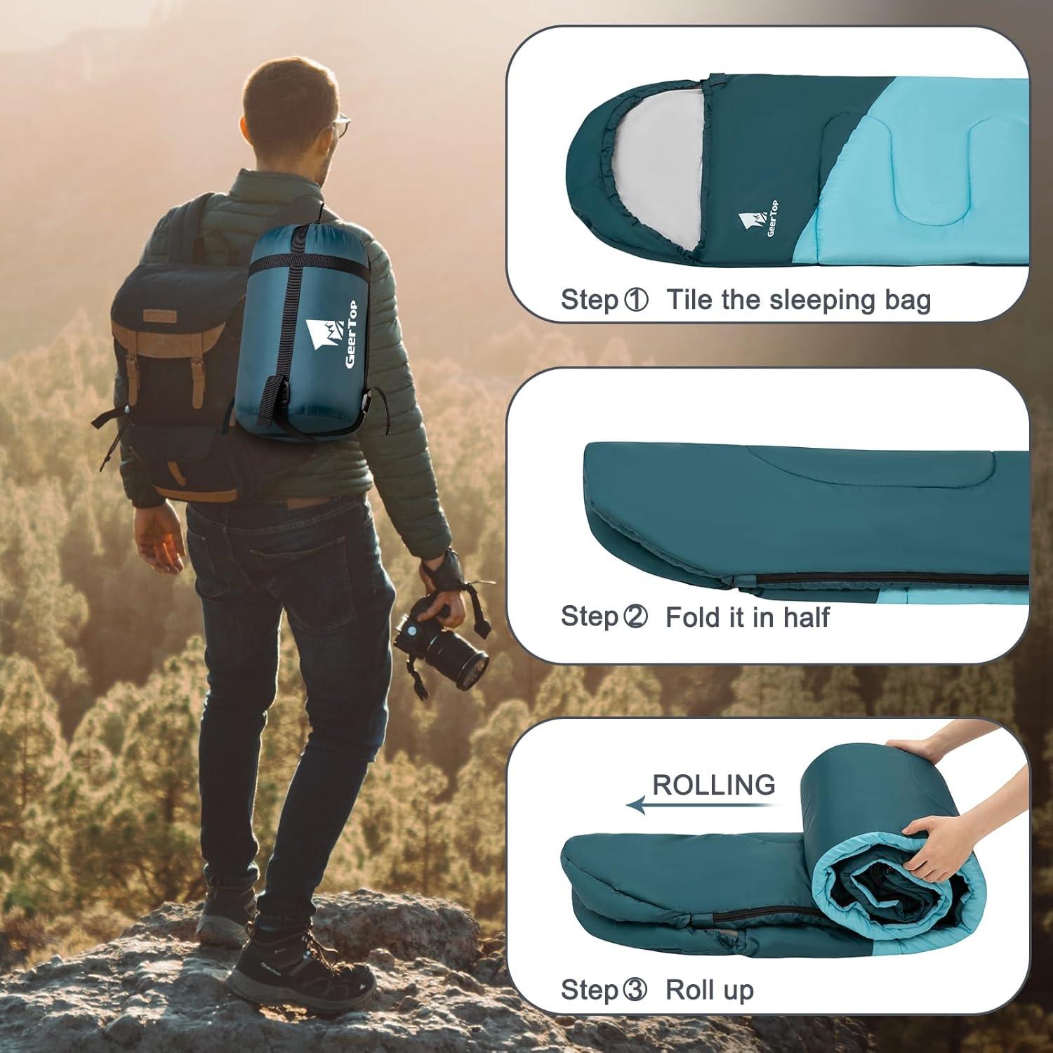 GEERTOP Ultralight Backpacking Sleeping Bag - GeerTop Outdoor