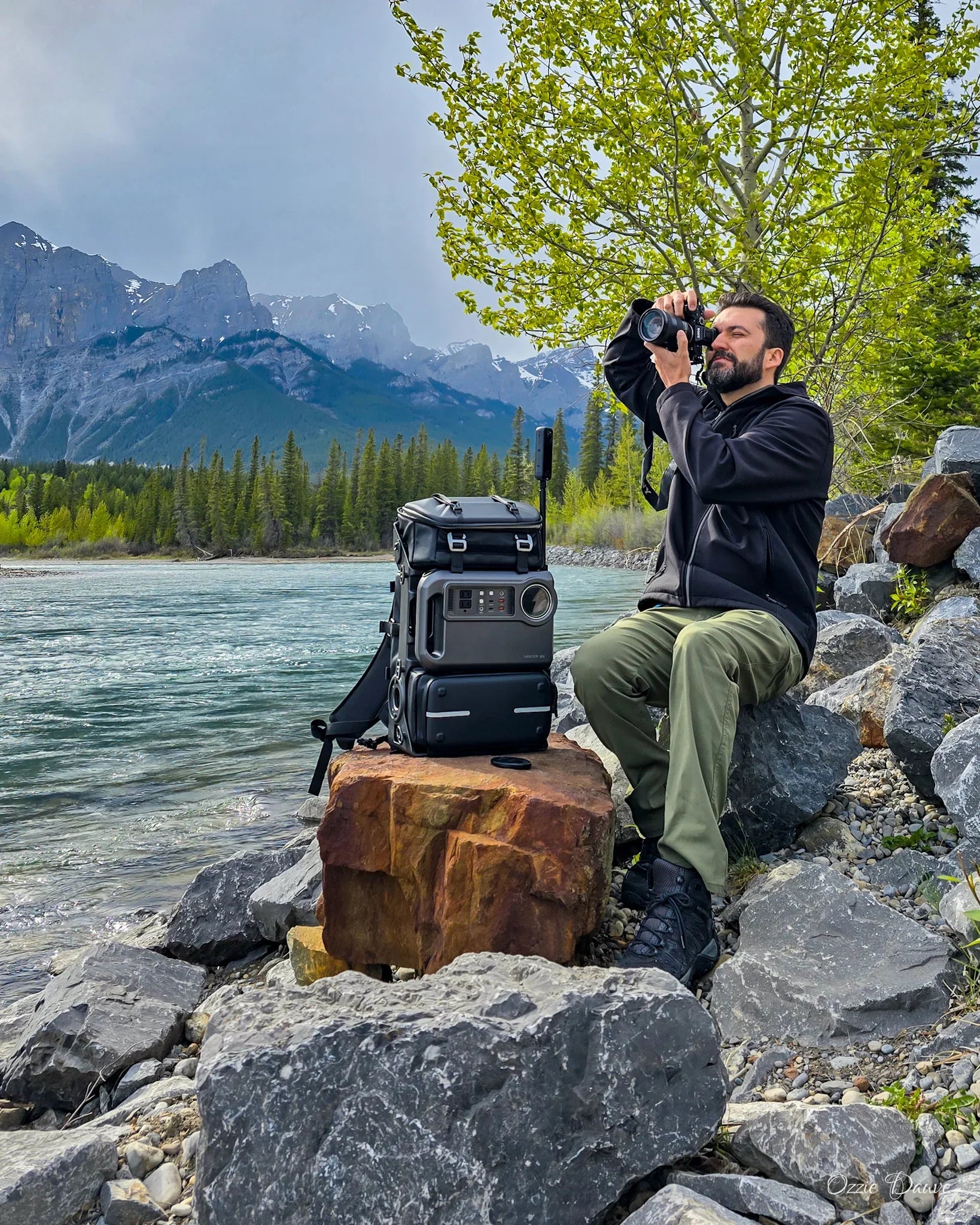 Modular Outdoor Backpack with Power and Magic Arm
