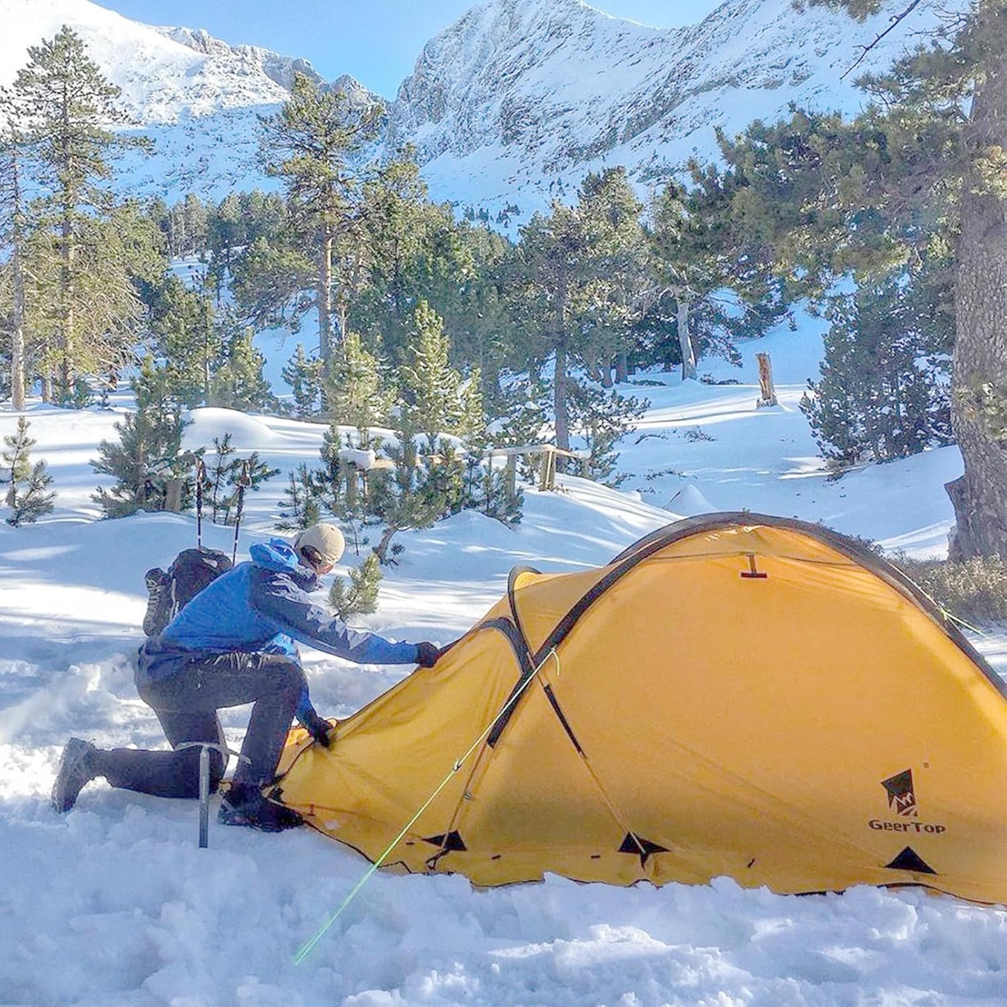 GEERTOP Navigator 2 Person 4 Season Mountaineering Tent
