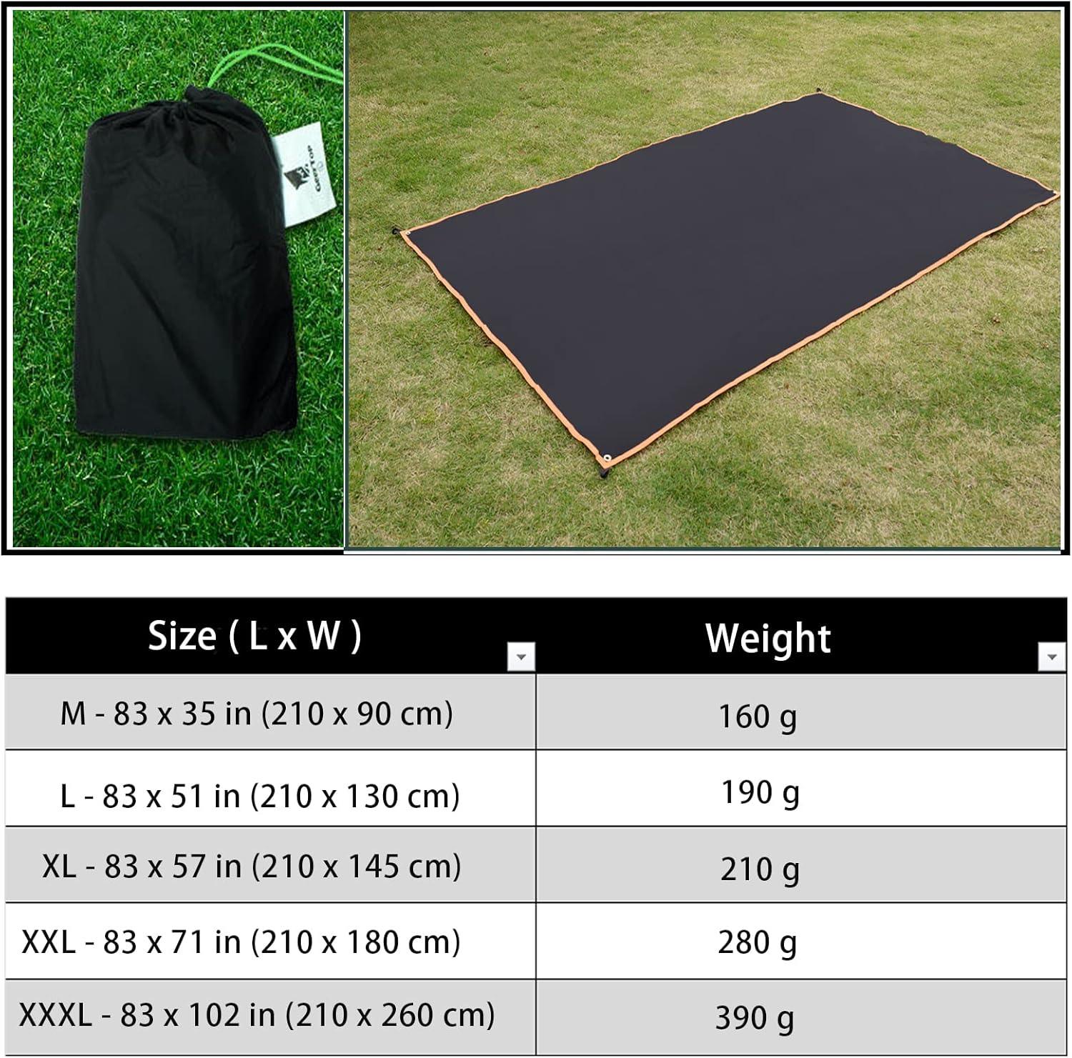 geertop zeltunterlage GEERTOP 20D Nylon Tent Footprint